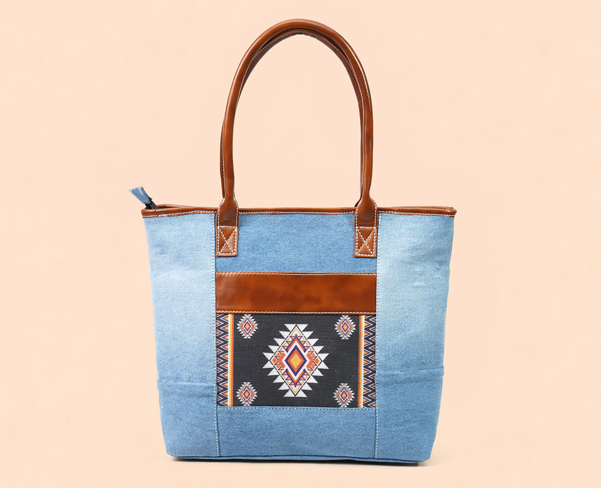 COBAIN NAWAZO PRINT LIGHT TOTE BAG