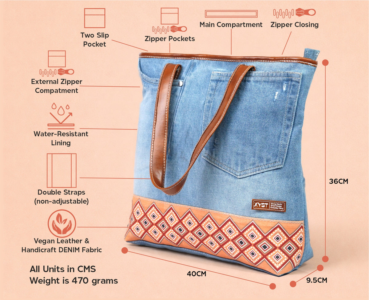 RYDER NAWAZO PRINT LIGHT TOTE BAG