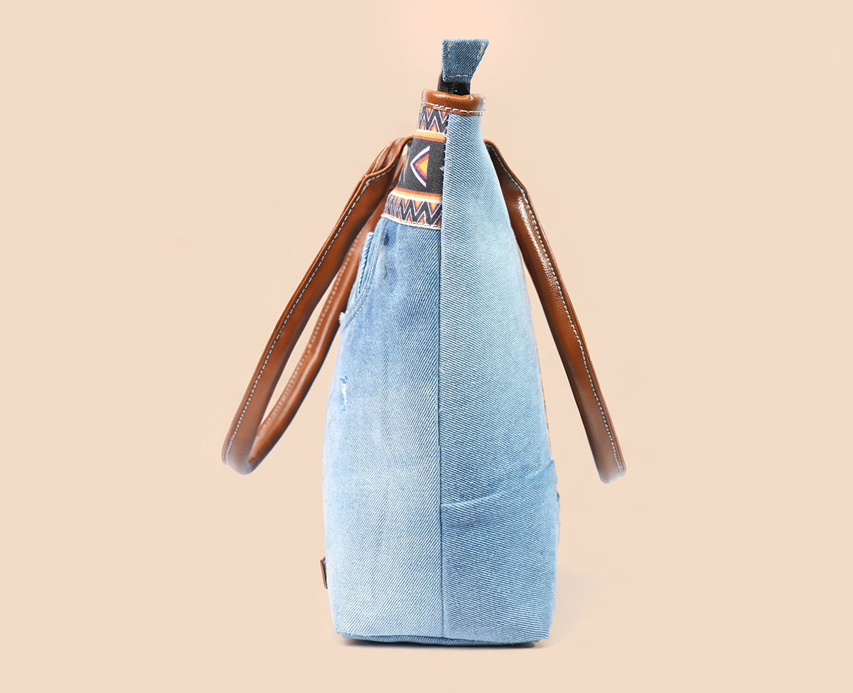 COBAIN NAWAZO PRINT LIGHT TOTE BAG