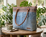 COBAIN NAWAZO PRINT LIGHT TOTE BAG