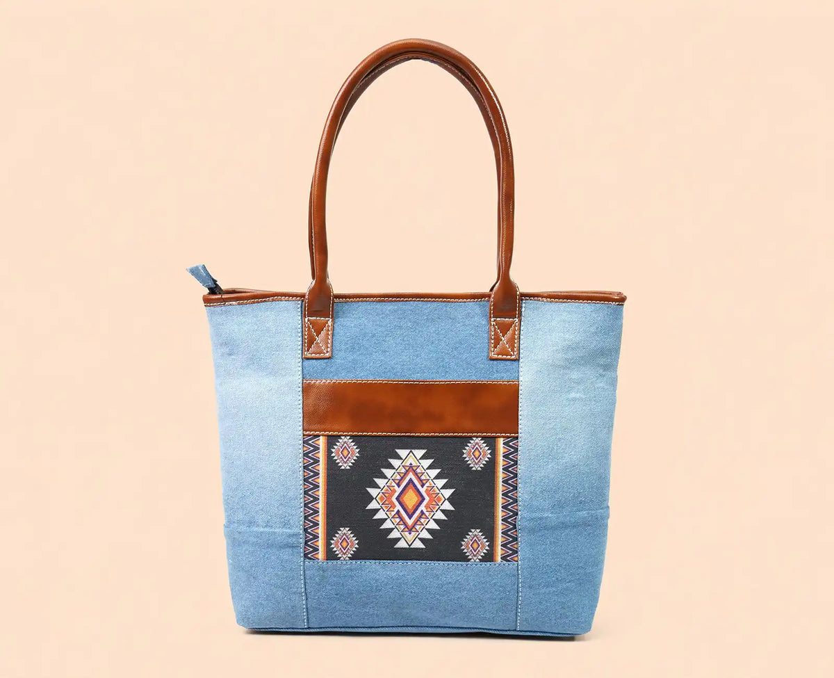 COBAIN NAWAZO PRINT LIGHT TOTE BAG