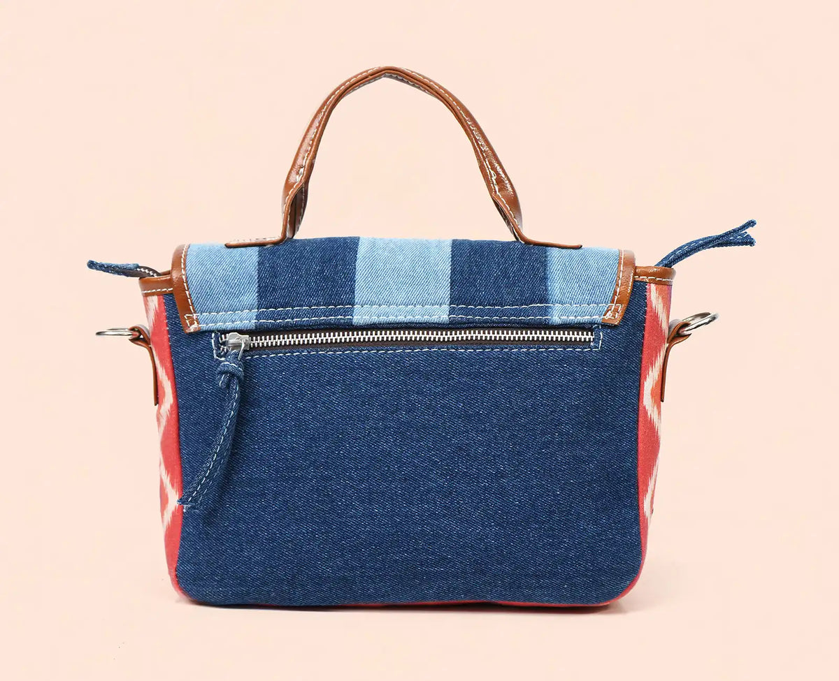 COURTNEY TRIBAL PRINT DARK SLING BAG