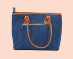 HILTON TRIBAL PRINT DARK TOTE BAG