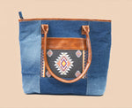 COBAIN NAWAZO PRINT DARK TOTE BAG