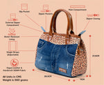 HILARY CHEETAH PRINT DARK SLING BAG