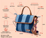 COURTNEY TRIBAL PRINT DARK SLING BAG
