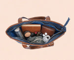RYDER NAWAZO PRINT DARK TOTE BAG