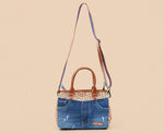 HILARY CHEETAH PRINT DARK SLING BAG