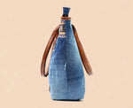 COBAIN NAWAZO PRINT DARK TOTE BAG