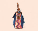 COURTNEY TRIBAL PRINT DARK SLING BAG