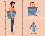 COBAIN NAWAZO PRINT LIGHT TOTE BAG