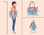 HILTON TRIBAL PRINT LIGHT TOTE BAG