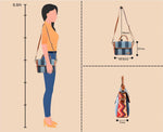 COURTNEY TRIBAL PRINT LIGHT SLING BAG